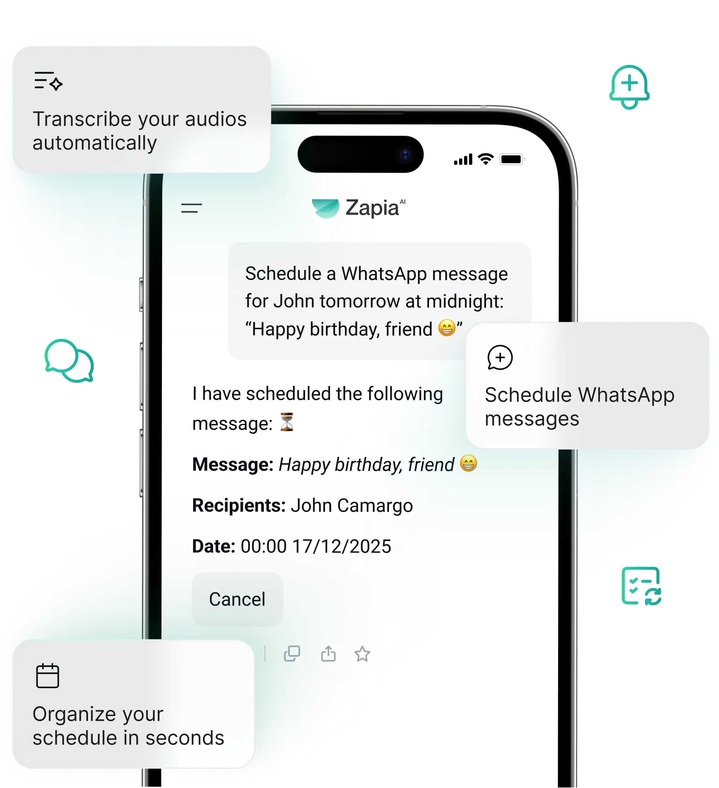Zapia In Facebook Messenger