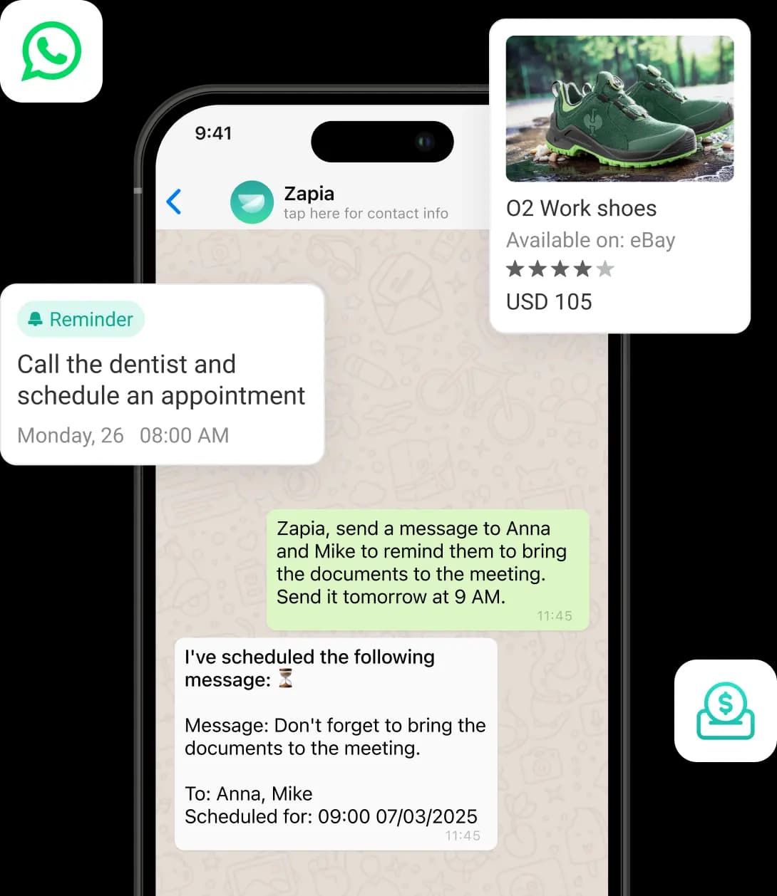 Zapia In Facebook Messenger