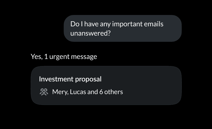 Clear priorities