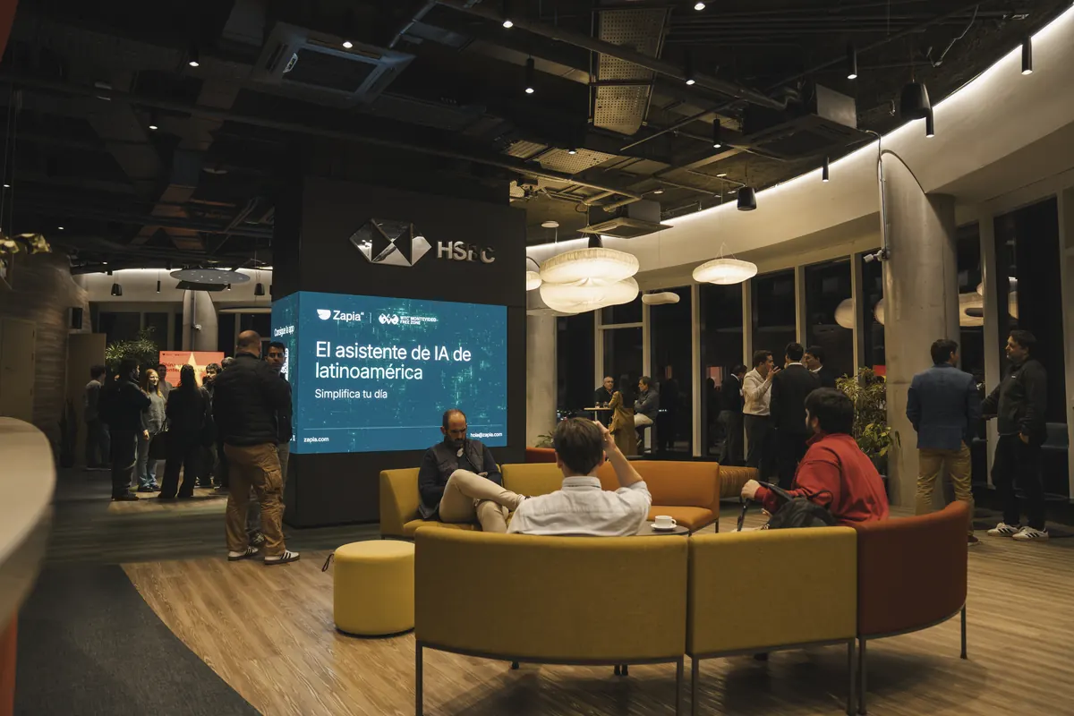 The room at the Zapia event at the World Trade Center