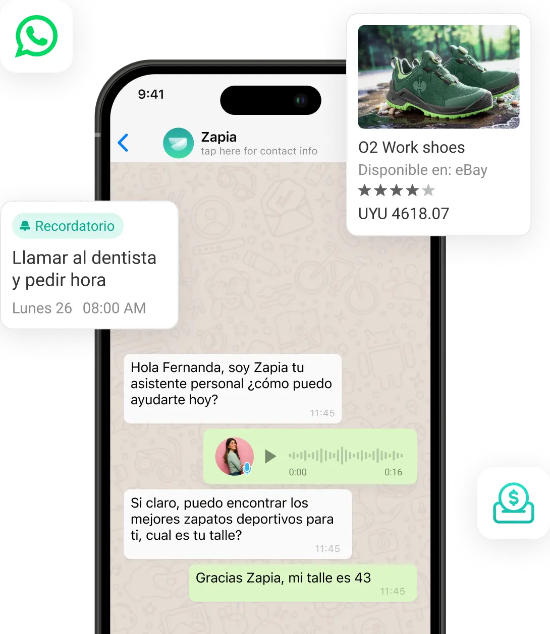 Zapia In Facebook Messenger