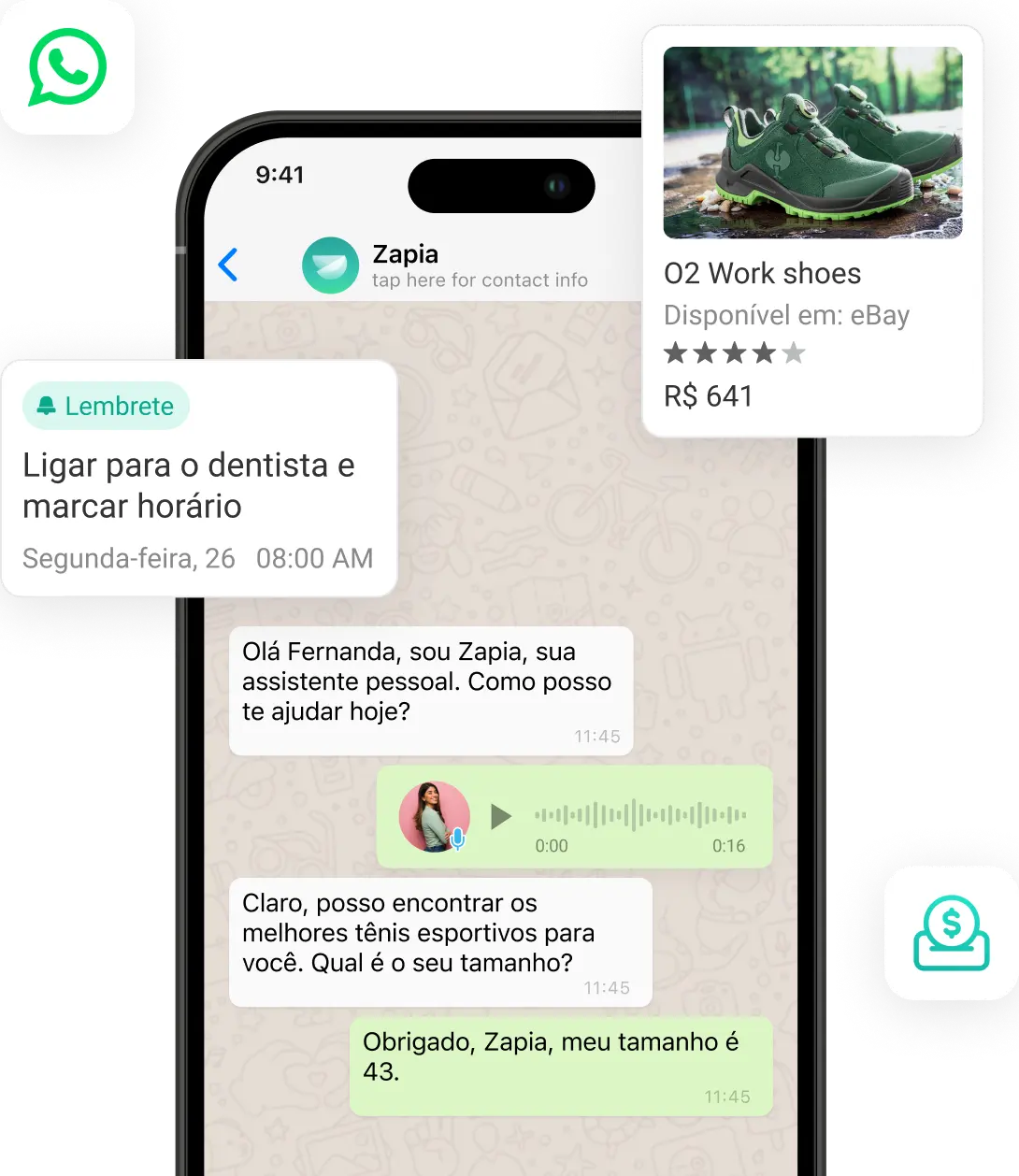 Zapia In Facebook Messenger