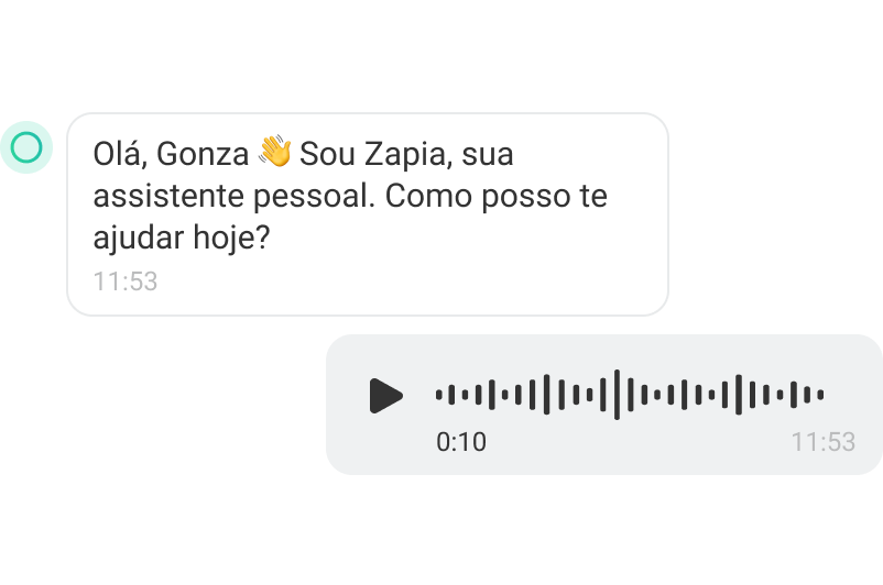 Experimente o Zapia no seu navegador
