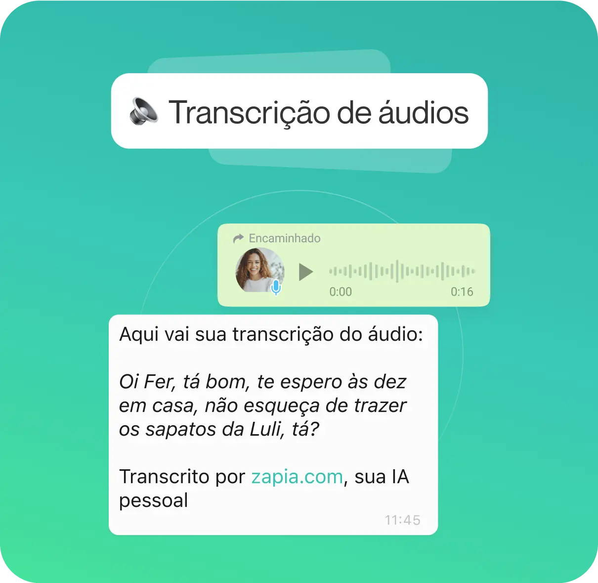 Transcrição de Áudios no WhatsApp